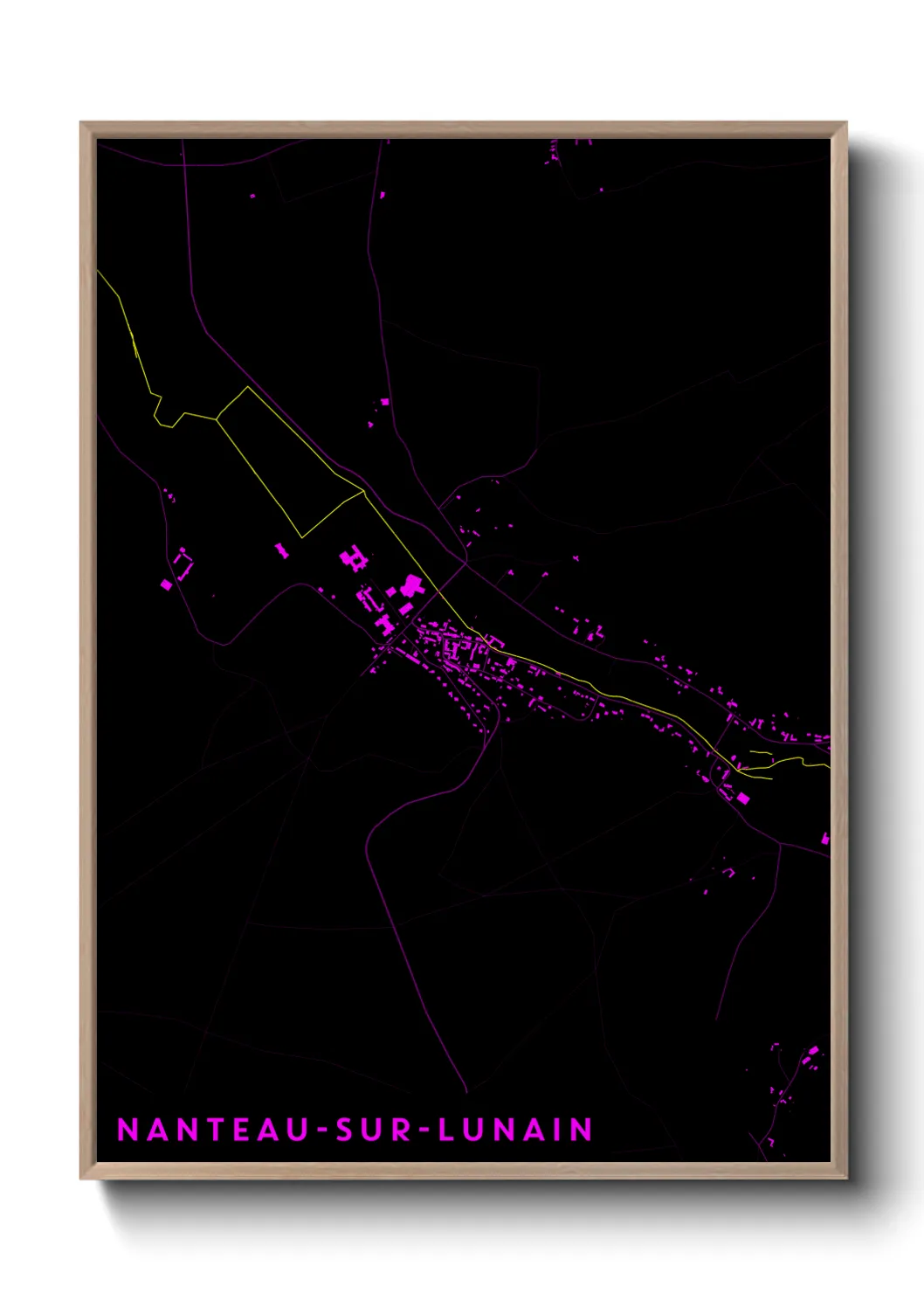 Un poster carteNanteau-sur-Lunain