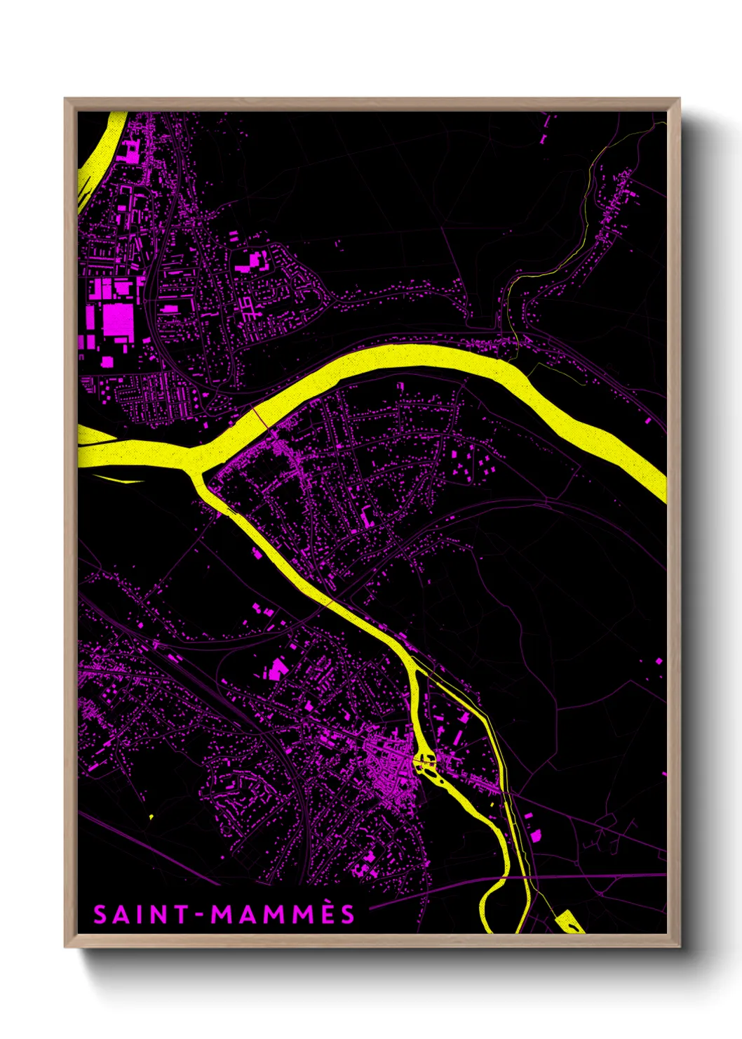 Un poster carteSaint-Mammès