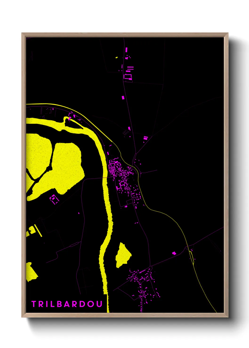 Une affiche de carte sur Trilbardou