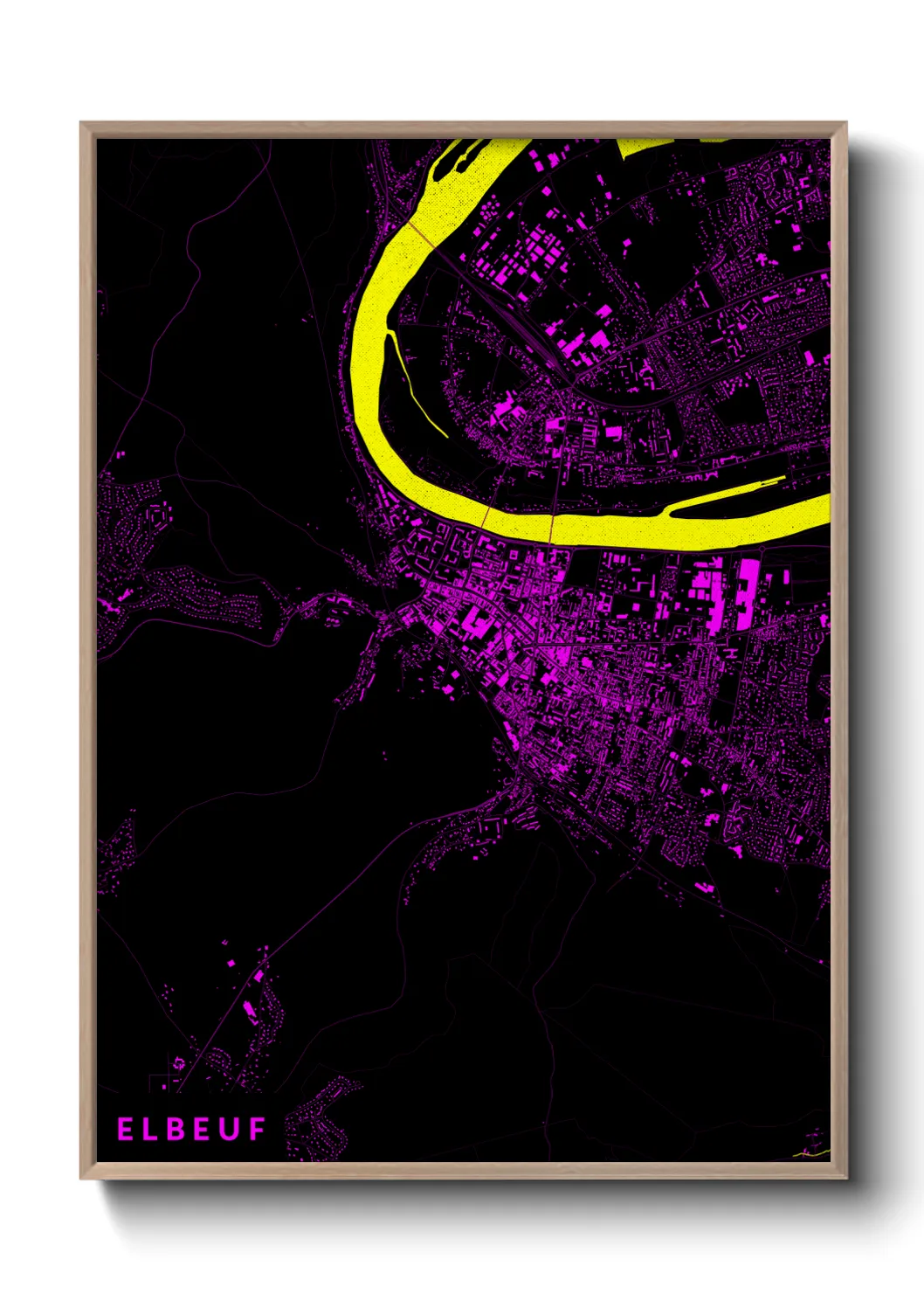 Un poster carteElbeuf