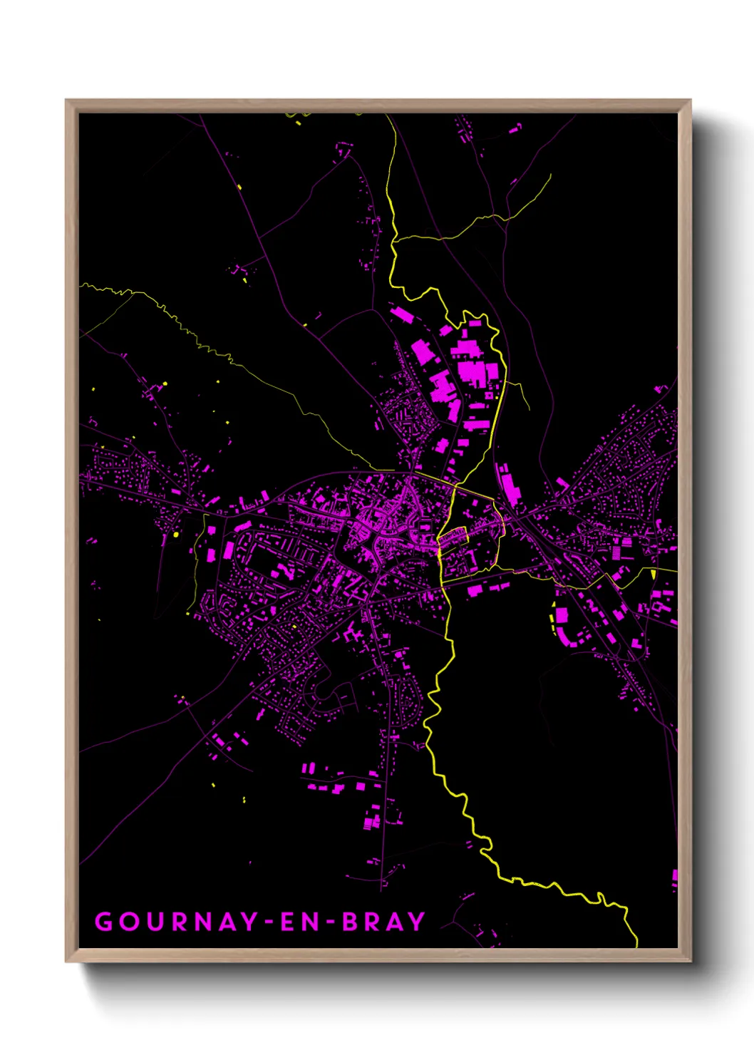 Un poster carteGournay-en-Bray