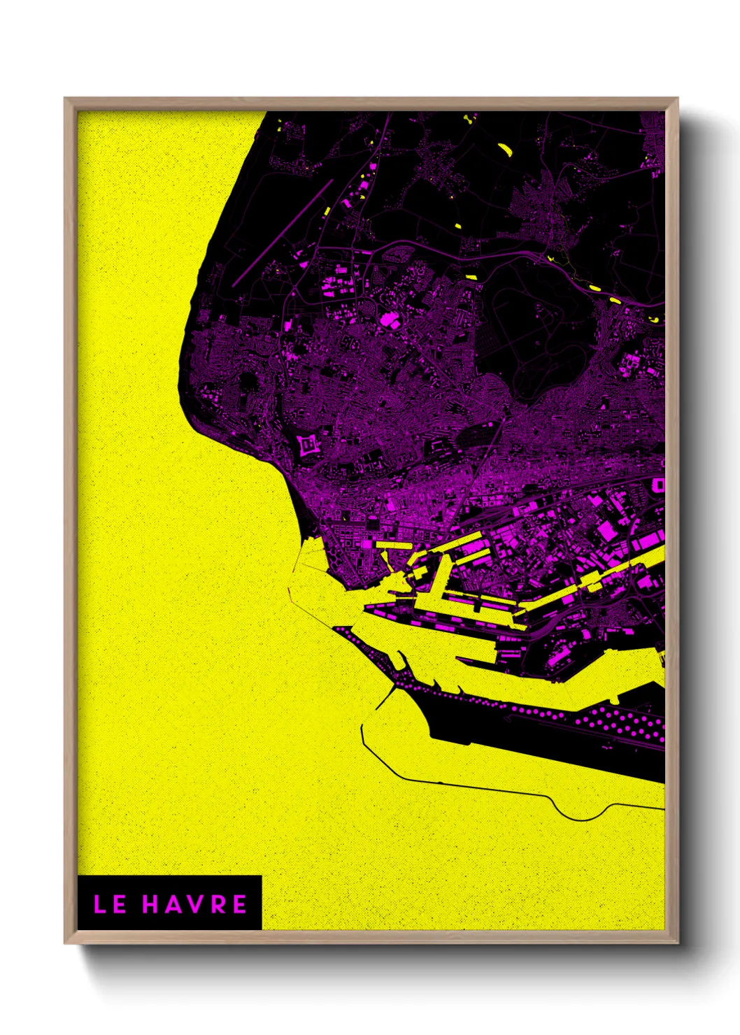 Un poster carteLe Havre