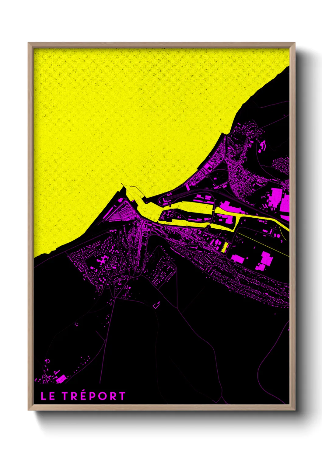 Un poster carteLe Tréport