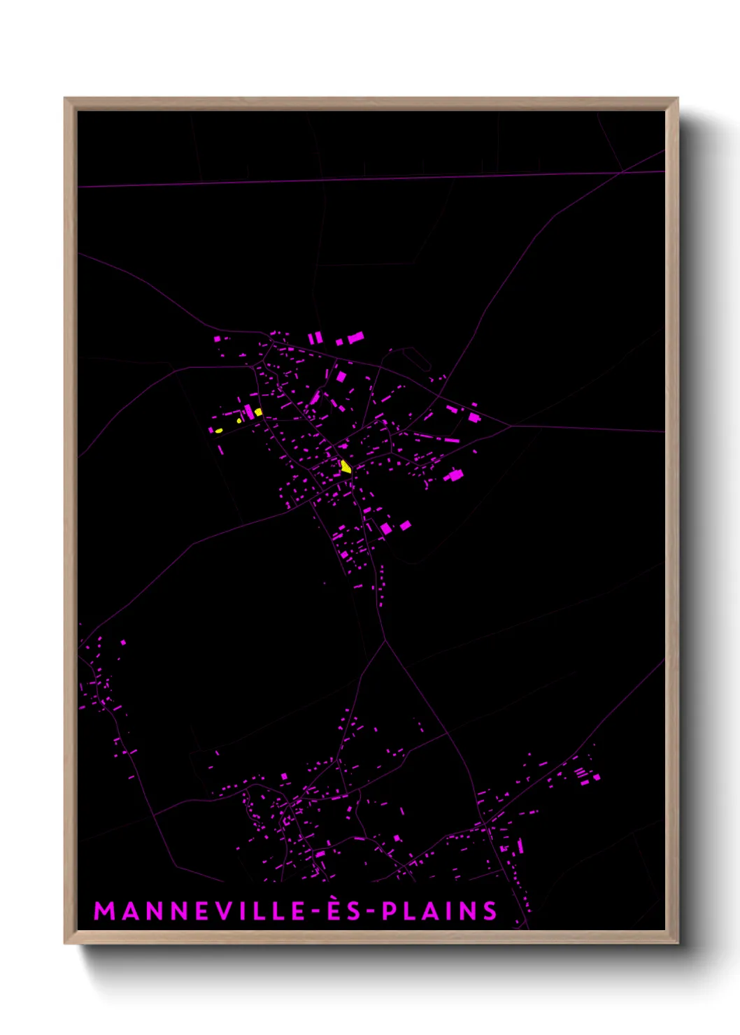 Un poster carteManneville-ès-Plains