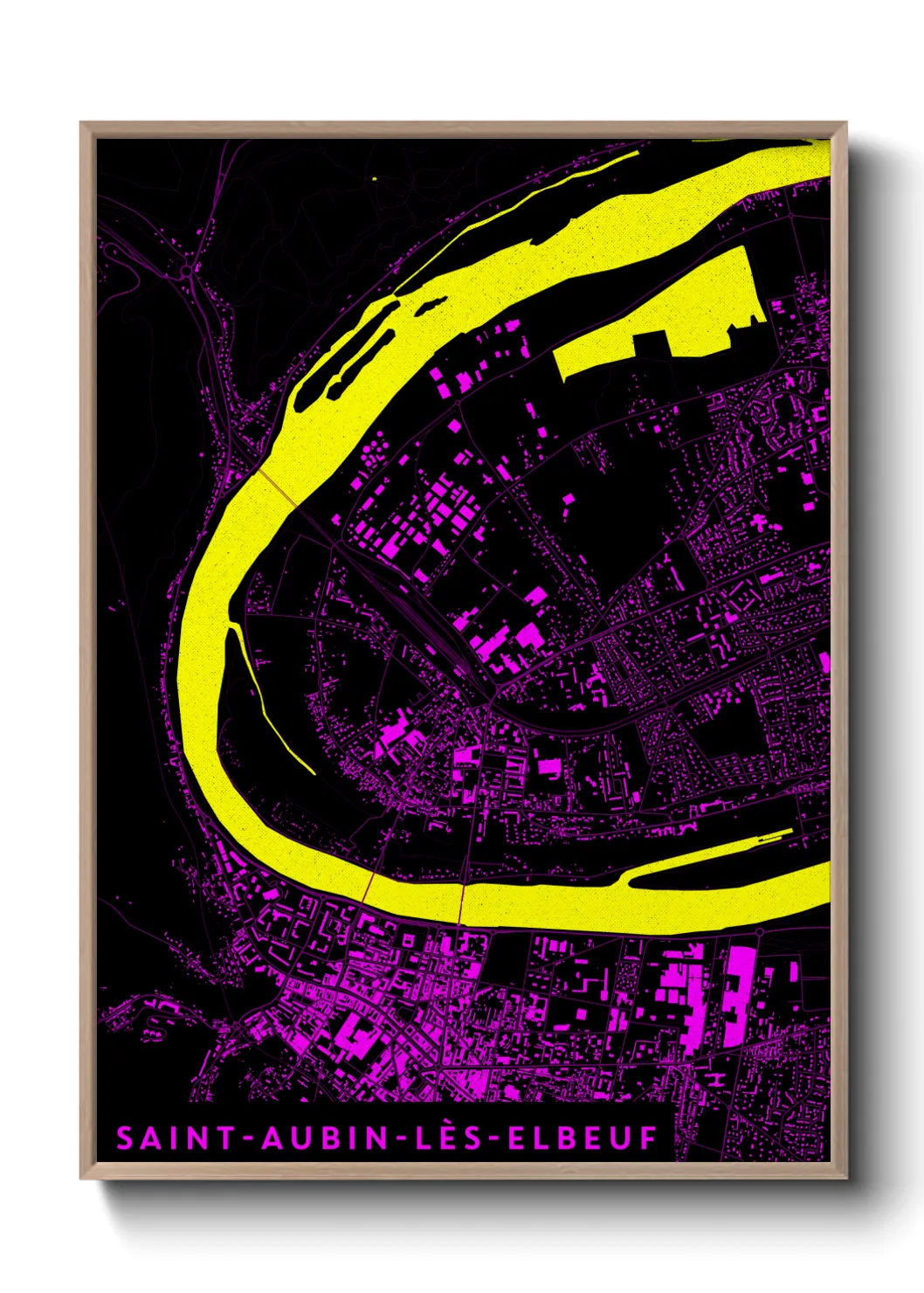 Un poster carteSaint-Aubin-lès-Elbeuf
