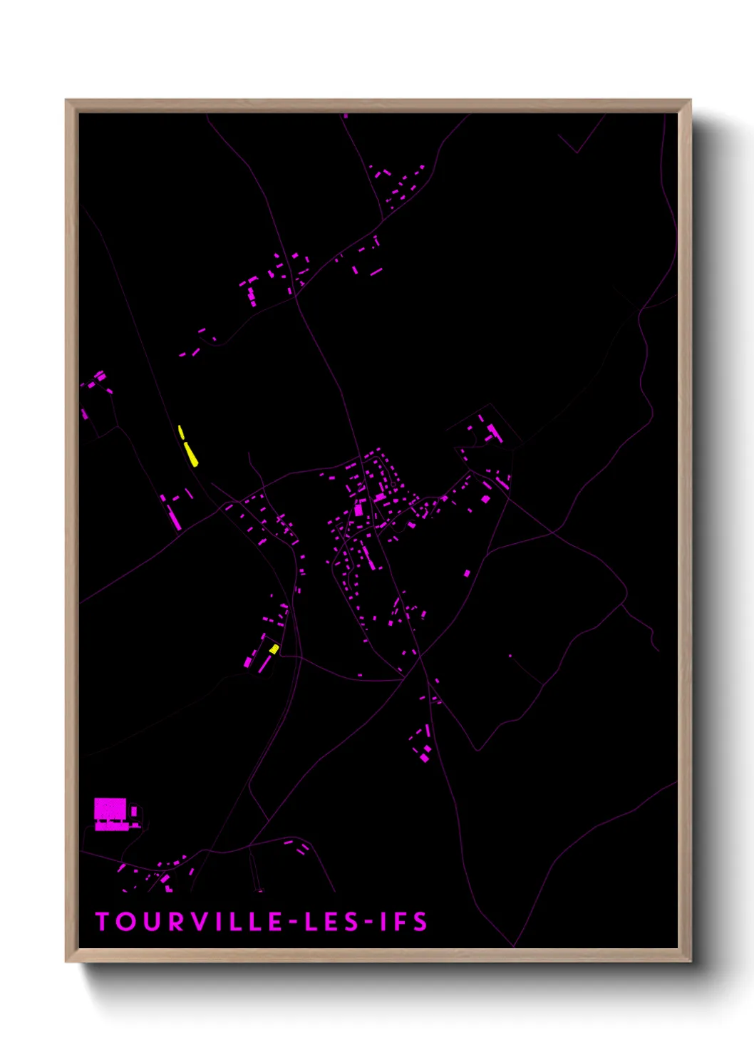 Un poster carteTourville-les-Ifs