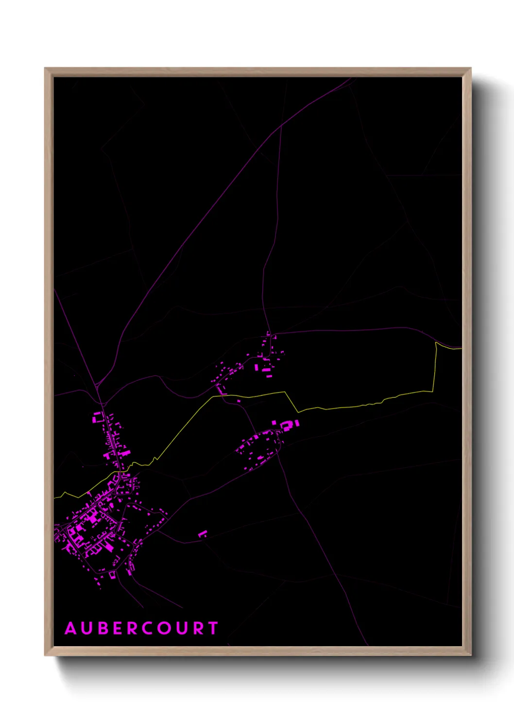 Un poster carteAubercourt
