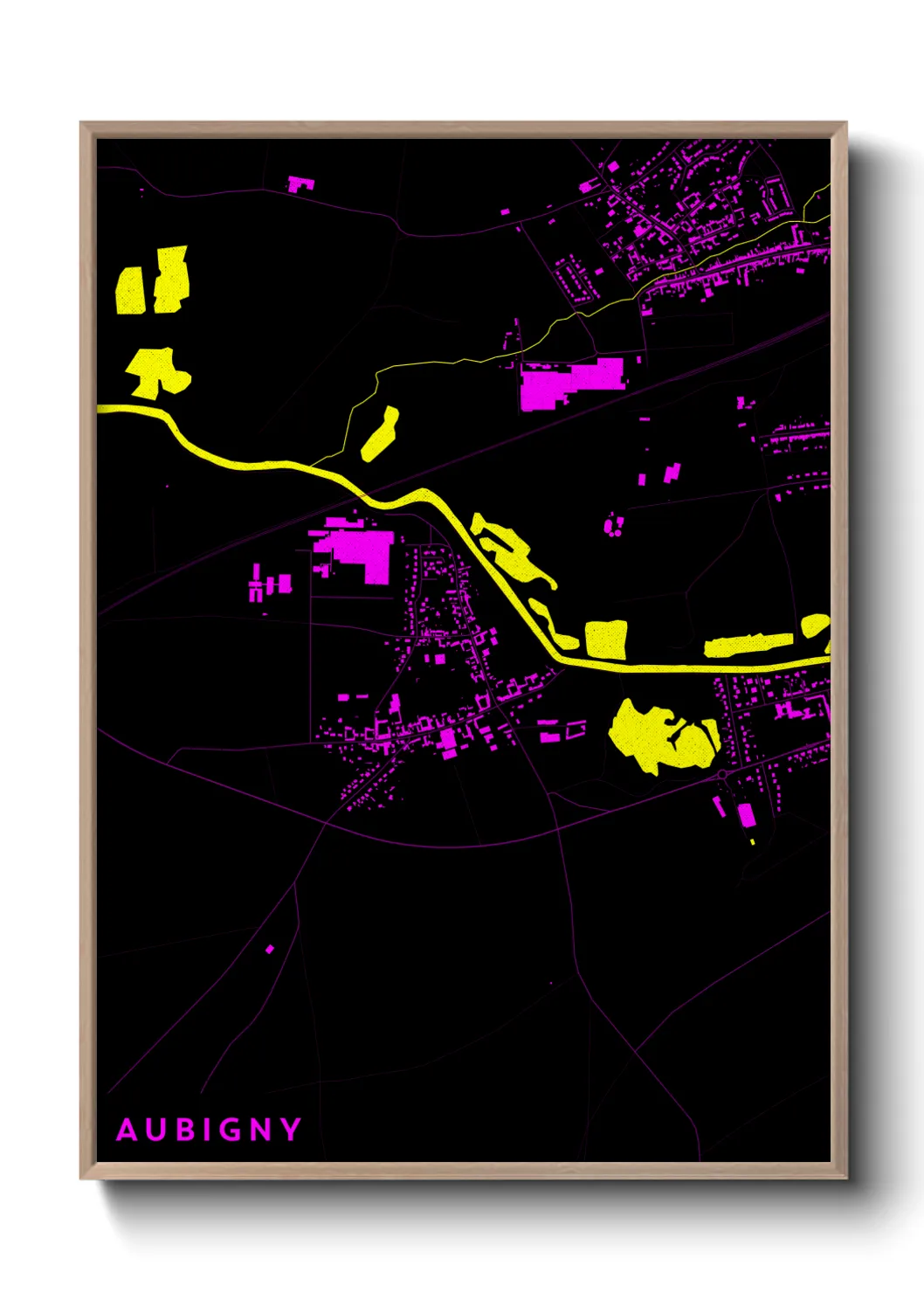 Un poster carteAubigny