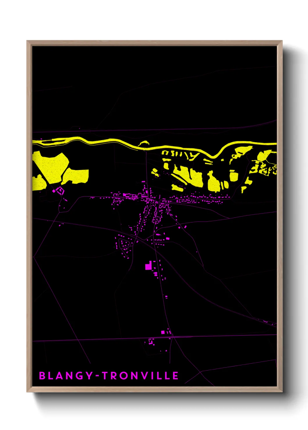 Un poster carteBlangy-Tronville