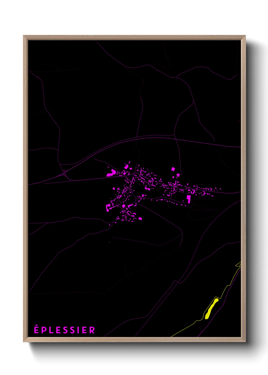 Une affiche de carte sur Éplessier