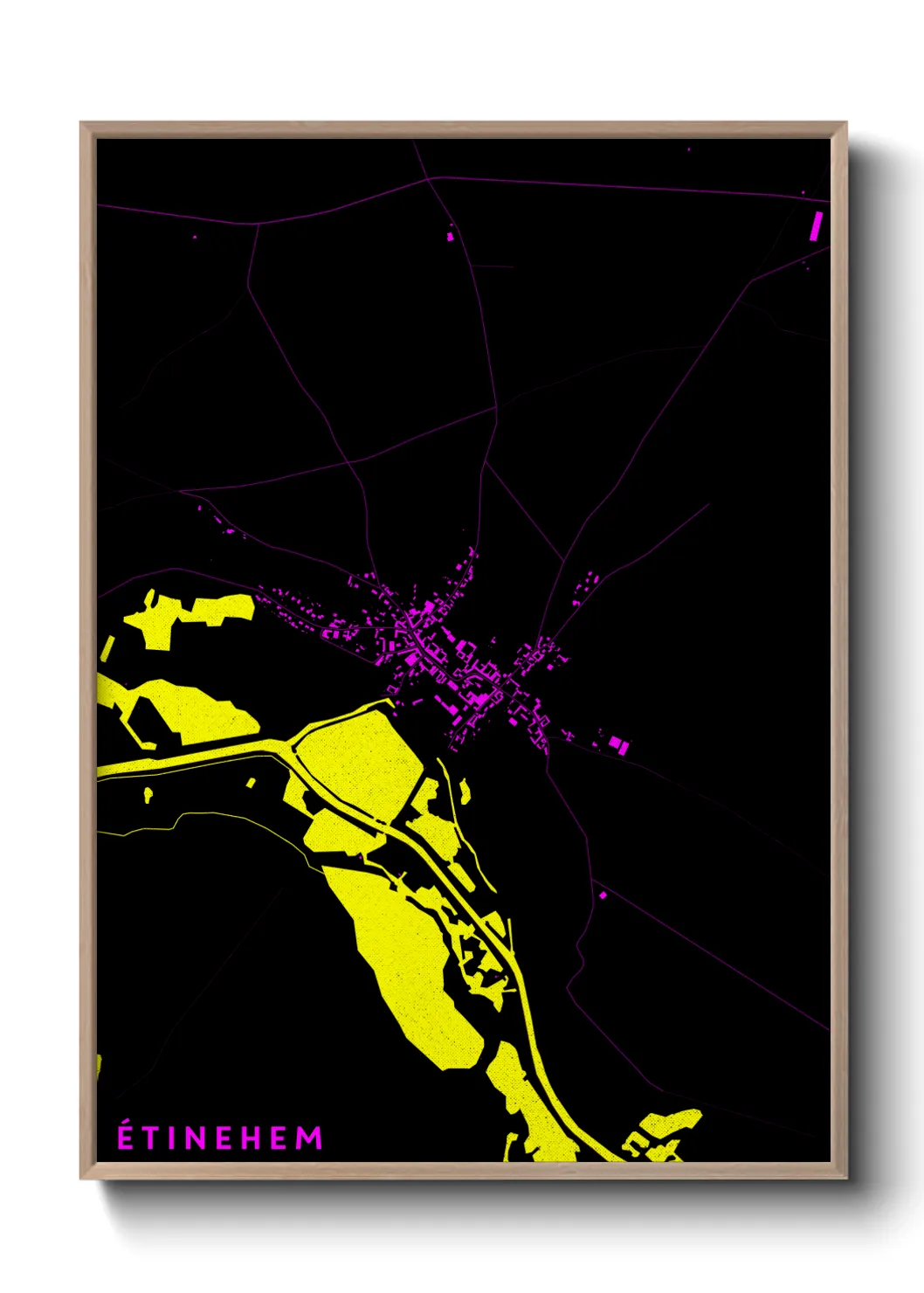 Un poster carteÉtinehem