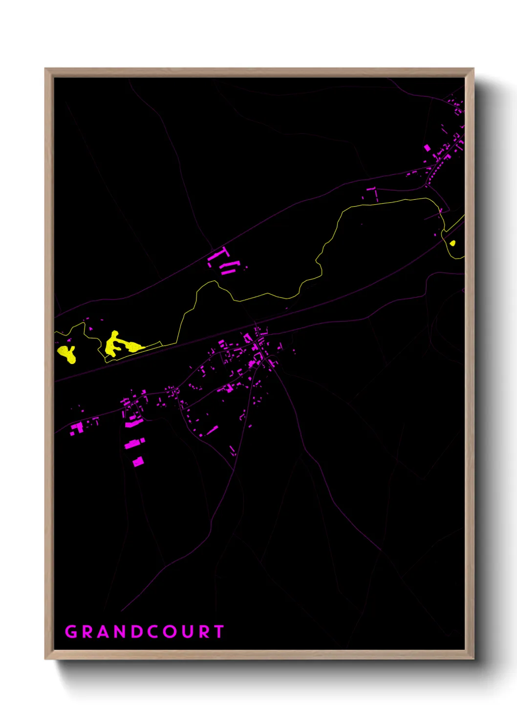 Un poster carteGrandcourt