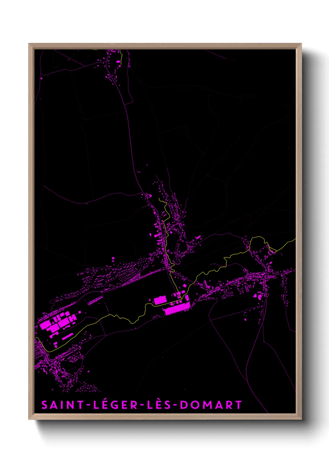 Un poster carteSaint-Léger-lès-Domart