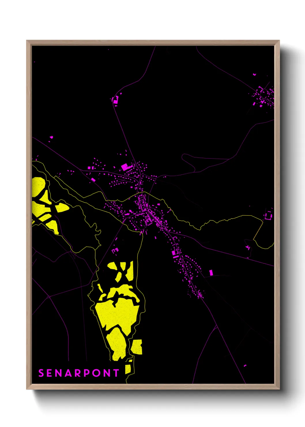 Une affiche de carte sur Senarpont