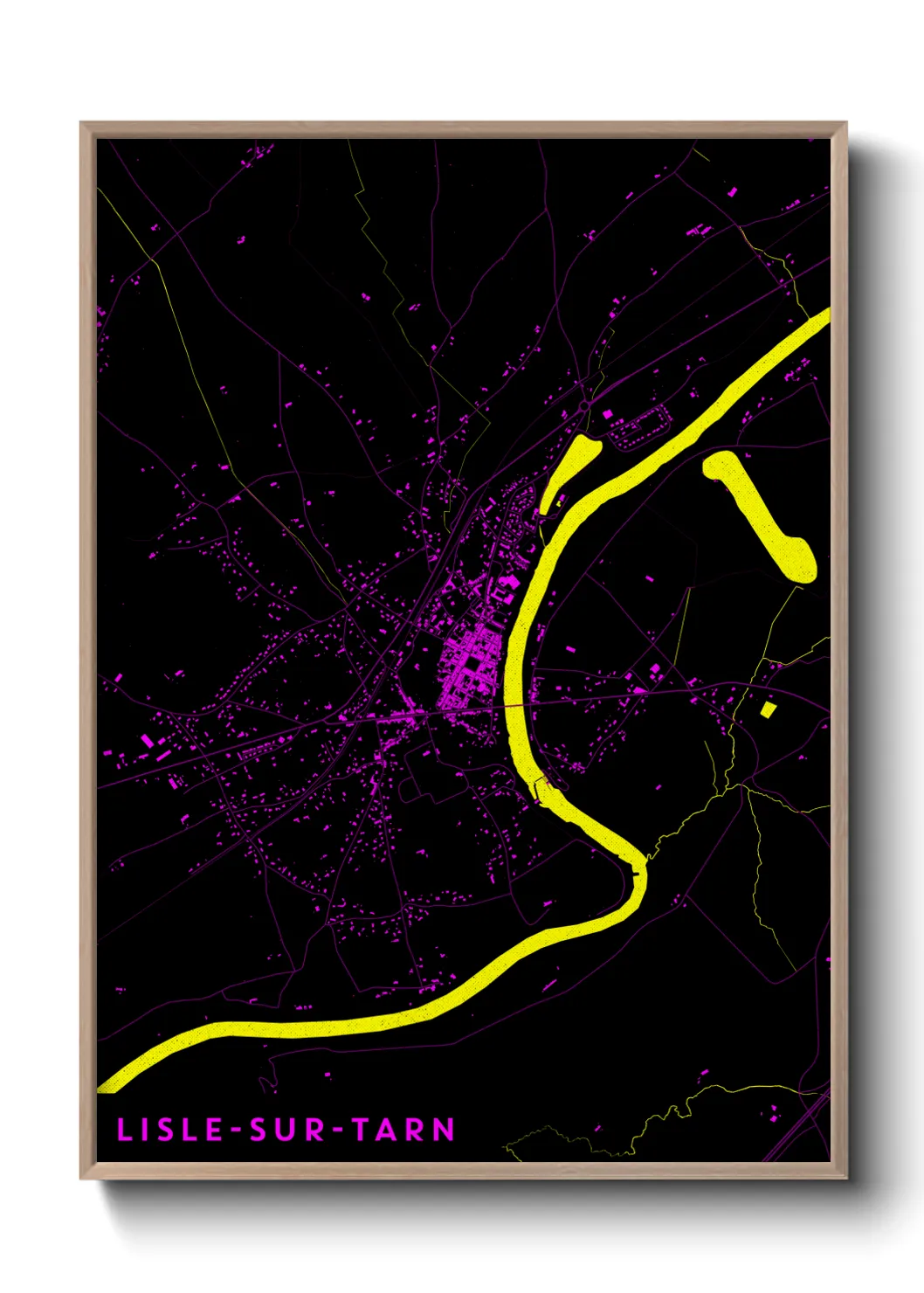 Un poster carteLisle-sur-Tarn