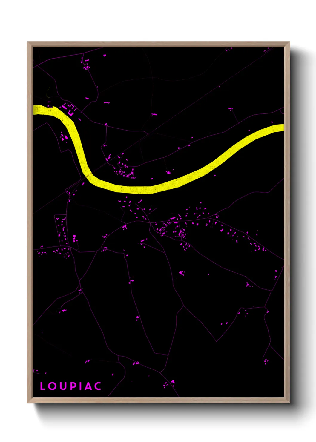 Un poster carteLoupiac