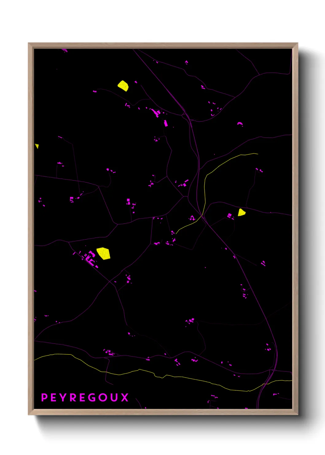 Un poster cartePeyregoux