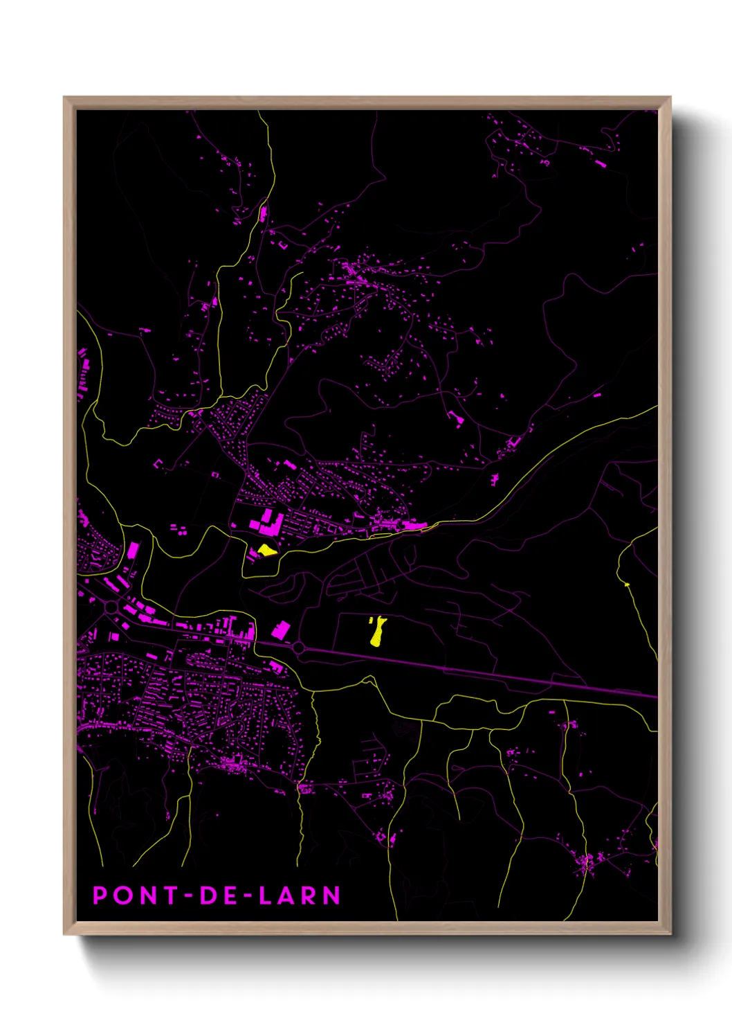 Un poster cartePont-de-Larn