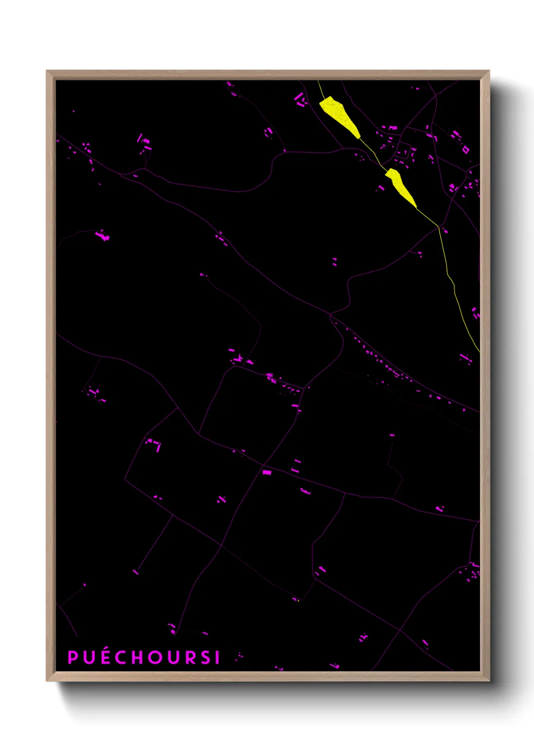 Un poster cartePuéchoursi