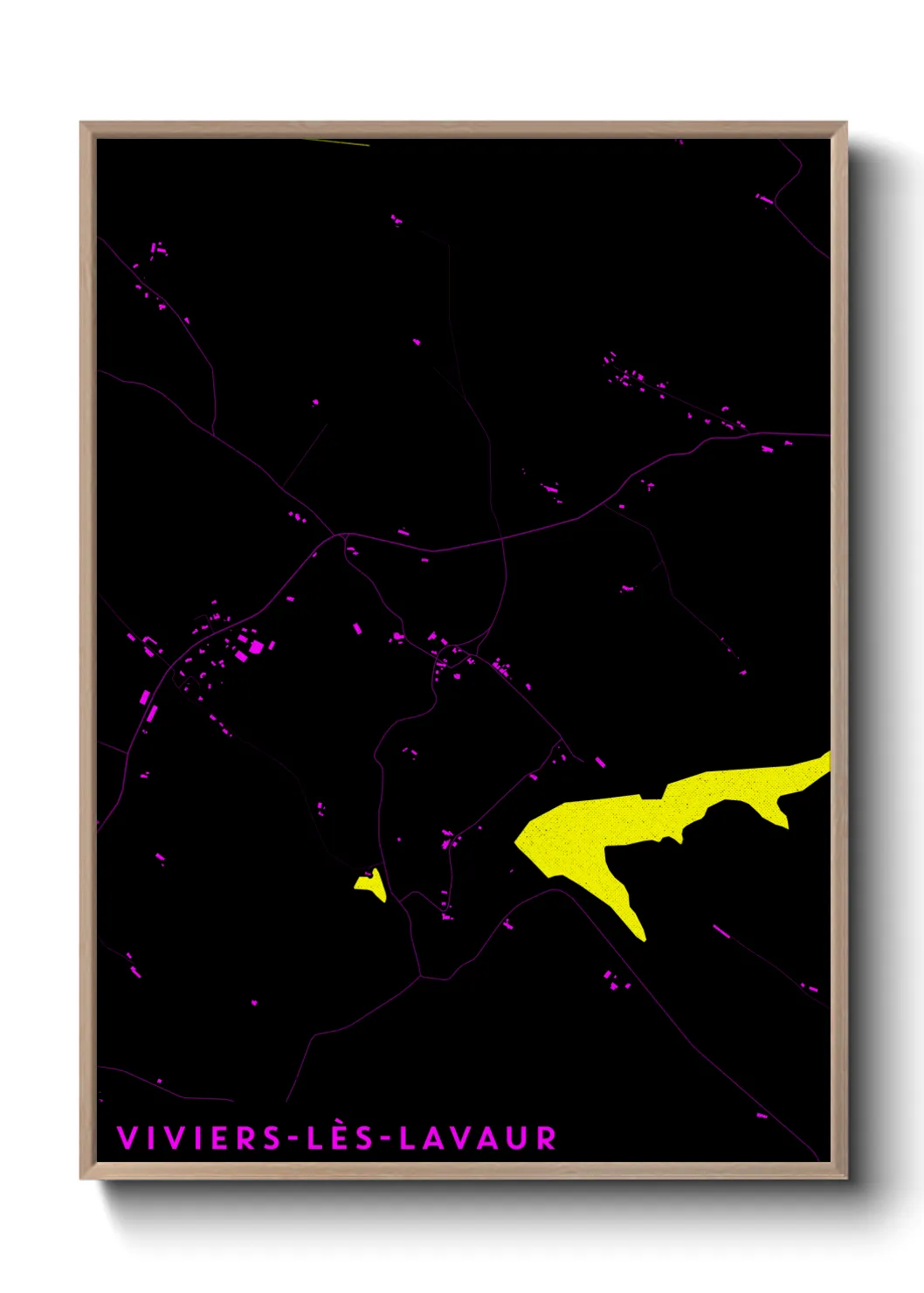 Un poster carteViviers-lès-Lavaur