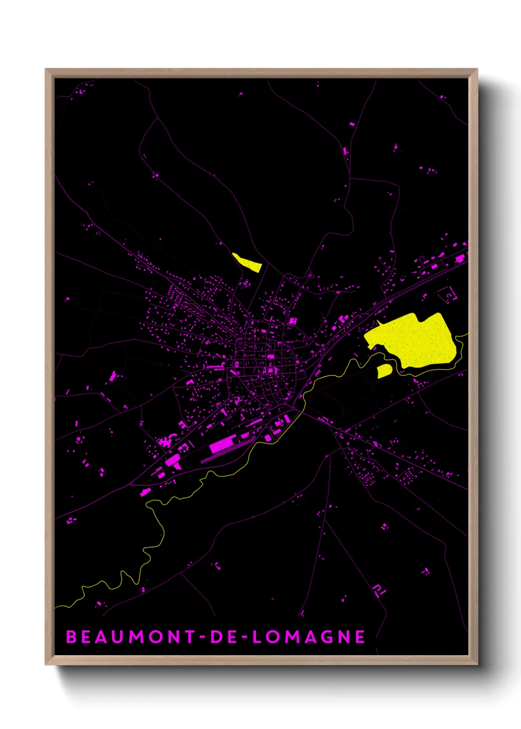 Un poster carteBeaumont-de-Lomagne
