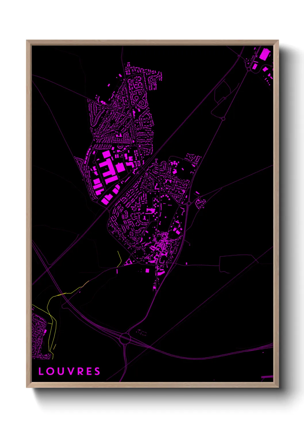Un poster carteLouvres