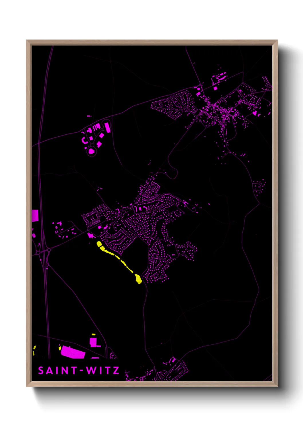 Un poster carteSaint-Witz