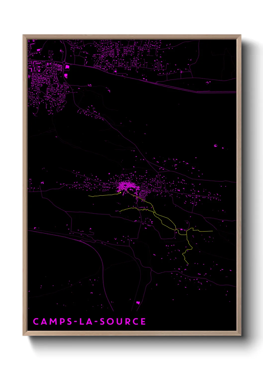 Un poster carteCamps-la-Source