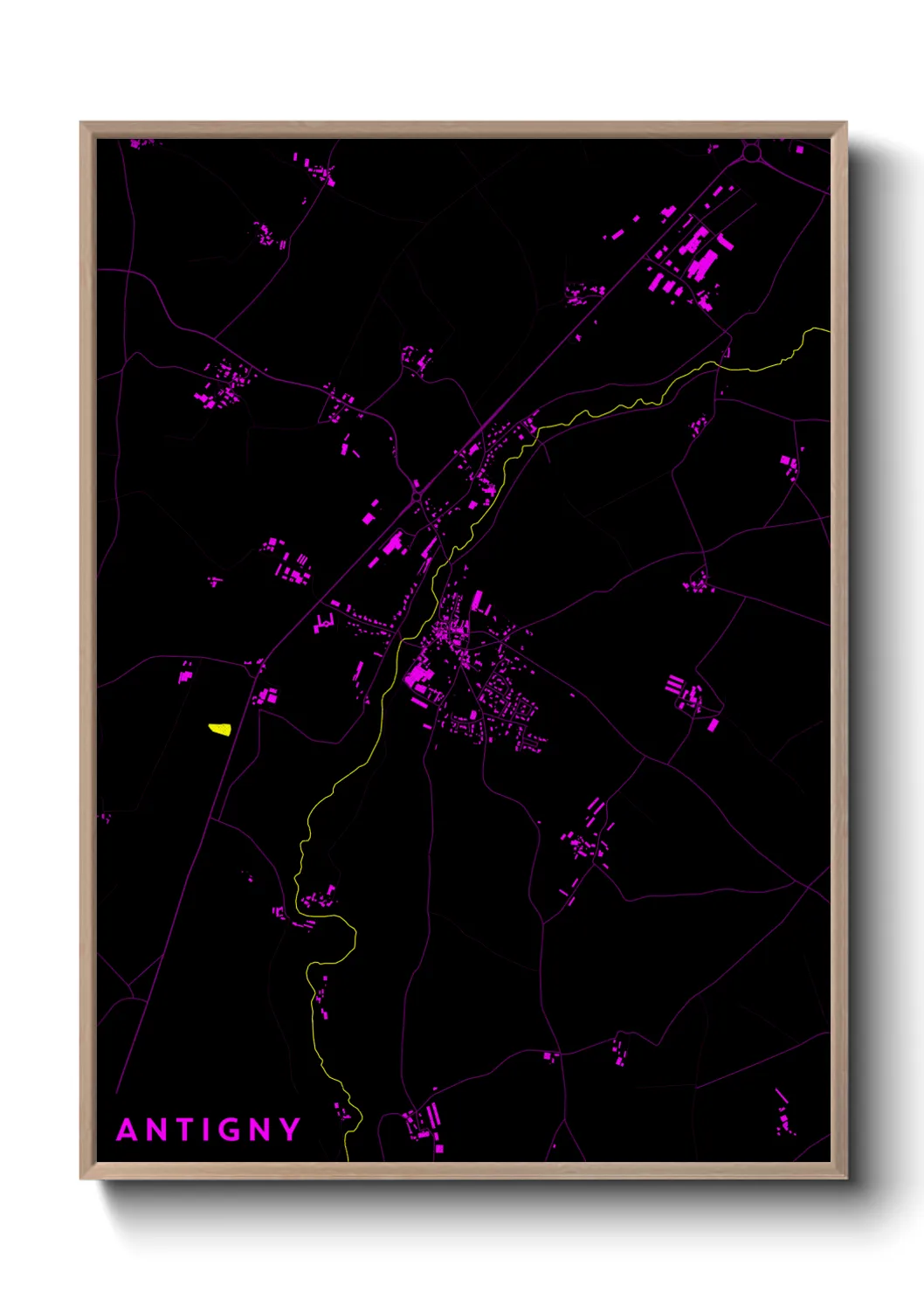 Un poster carteAntigny