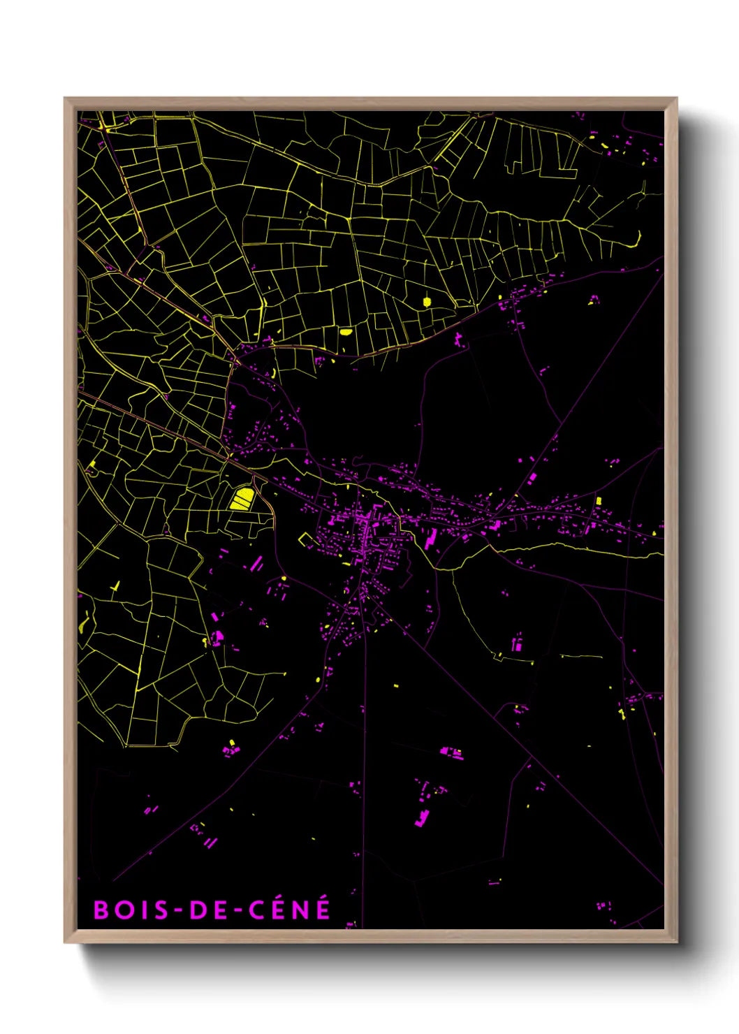 Un poster carteBois-de-Céné