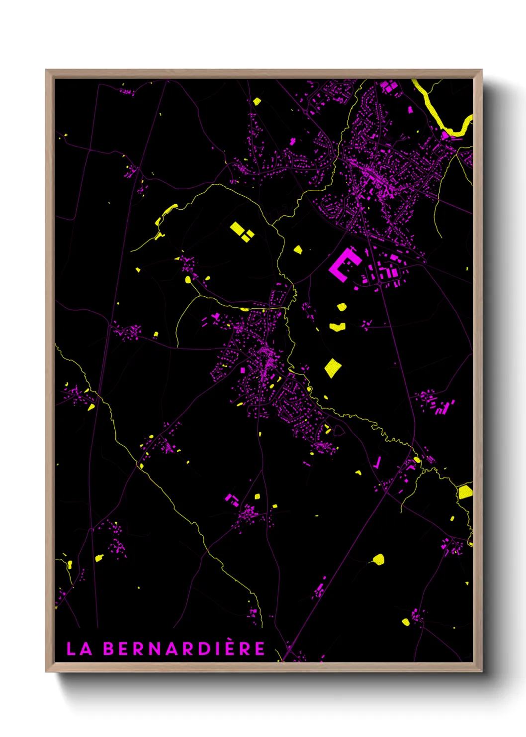 Un poster carteLa Bernardière