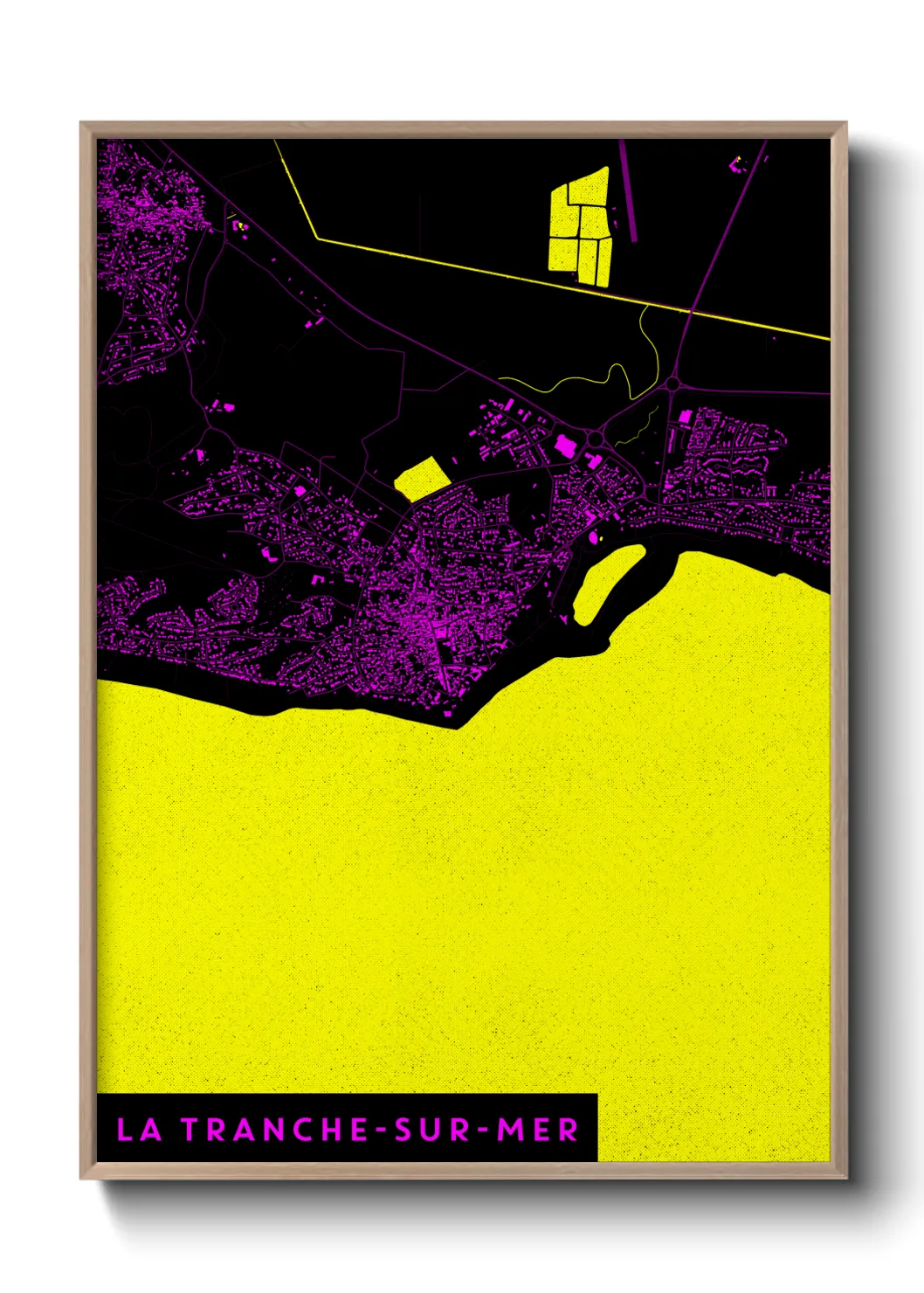 Un poster carteLa Tranche-sur-Mer