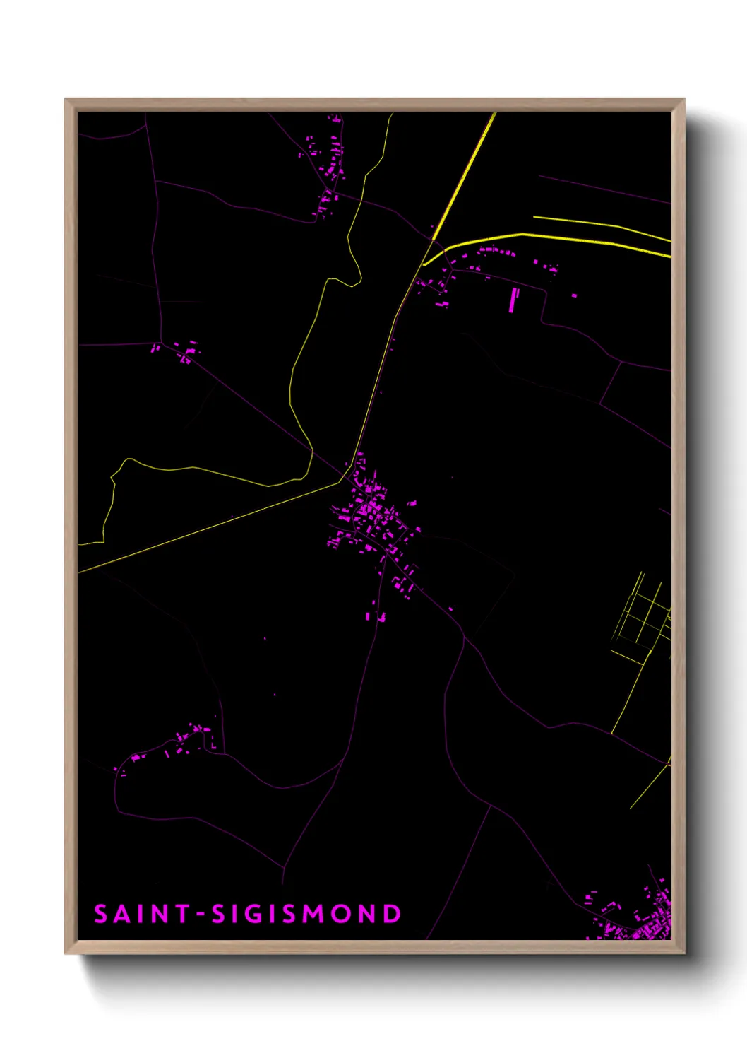 Un poster carteSaint-Sigismond