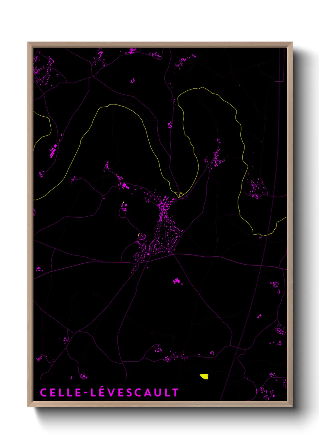 Un poster carteCelle-Lévescault