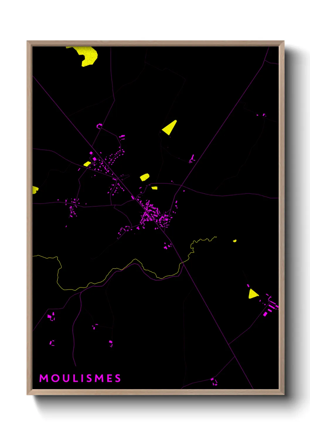 Une affiche de carte sur Moulismes