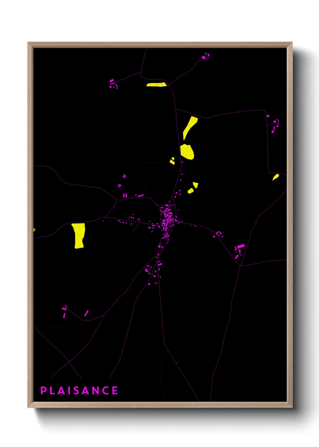 Un poster cartePlaisance