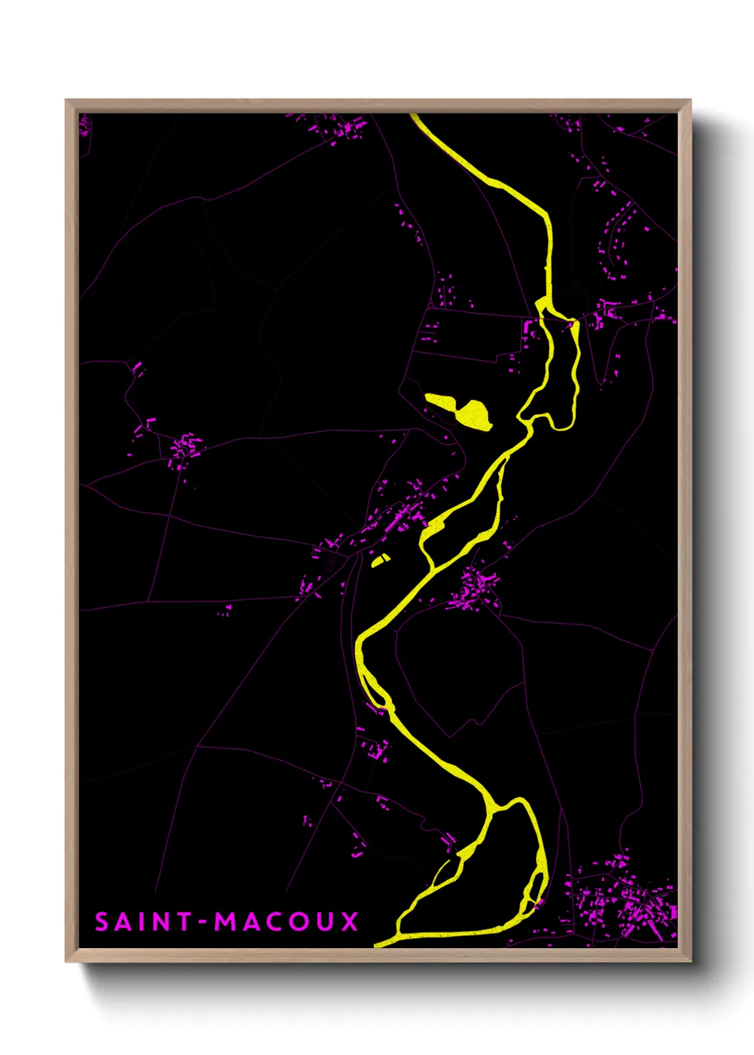 Un poster carteSaint-Macoux