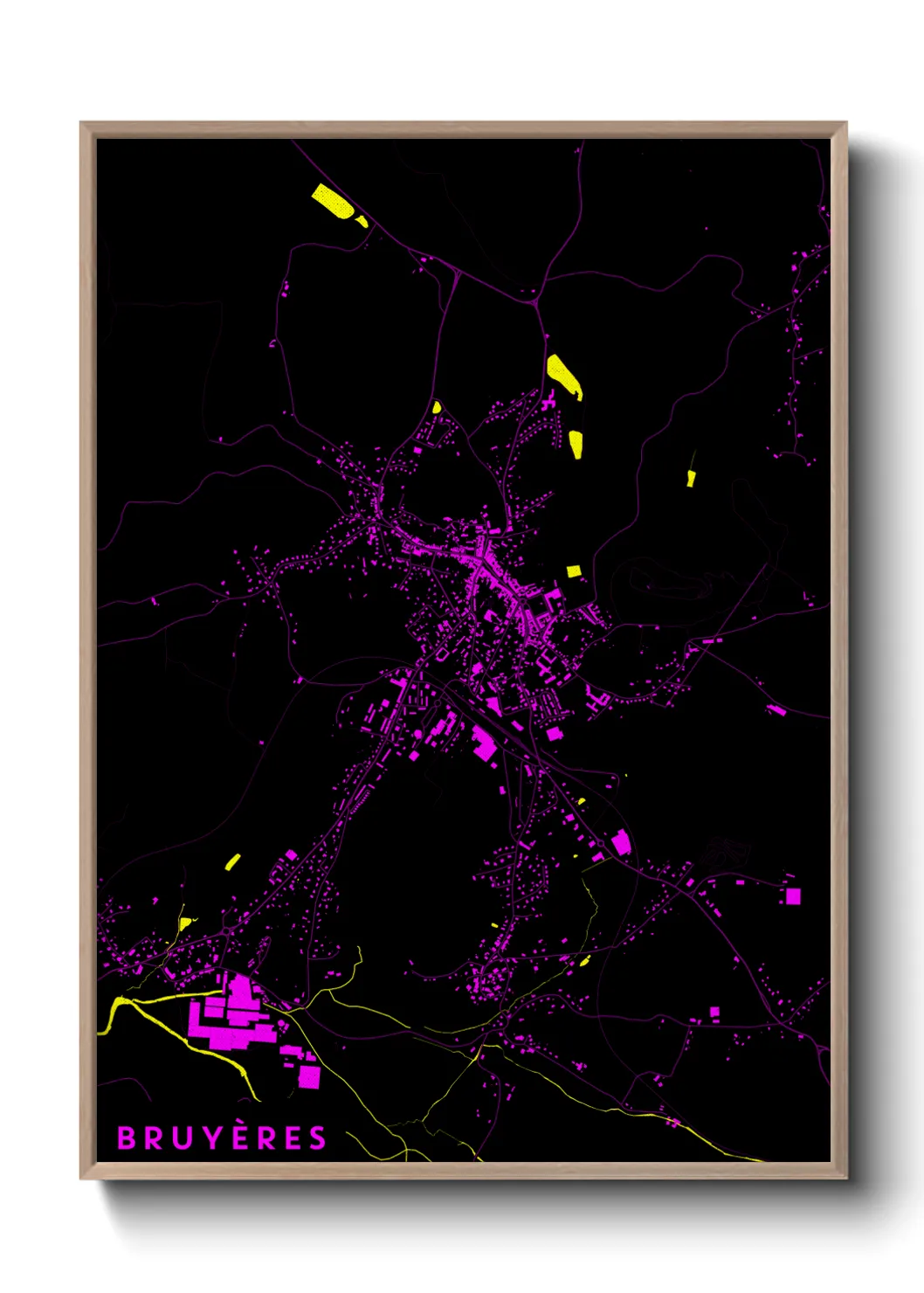 Un poster carteBruyères