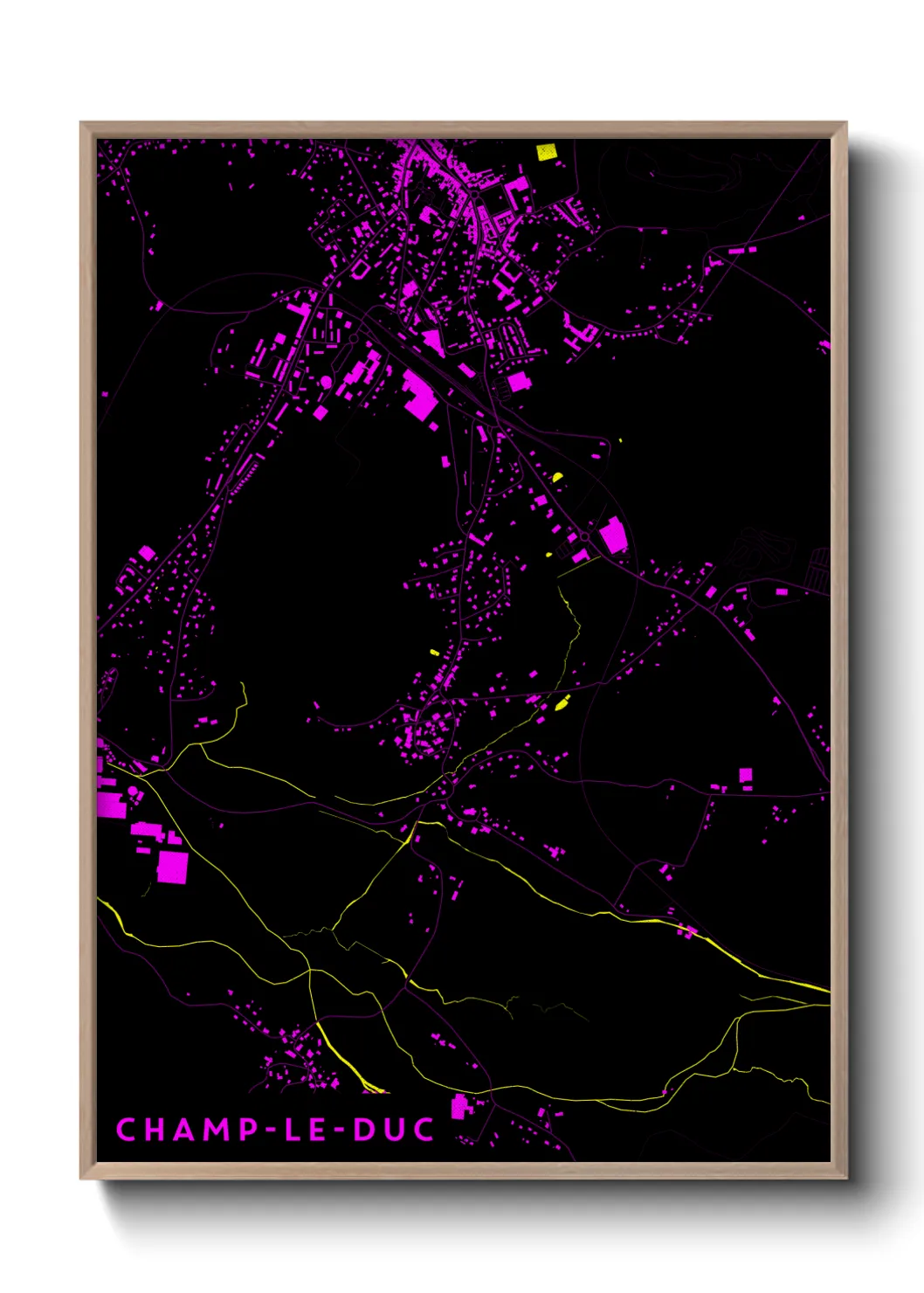 Un poster carteChamp-le-Duc