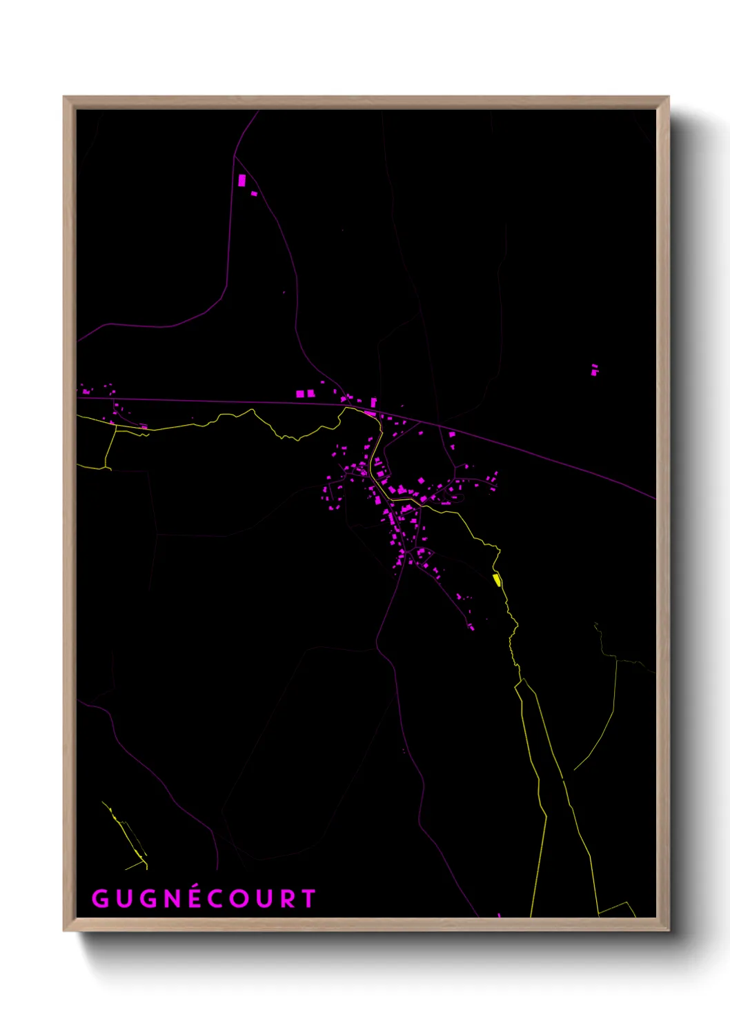 Un poster carteGugnécourt