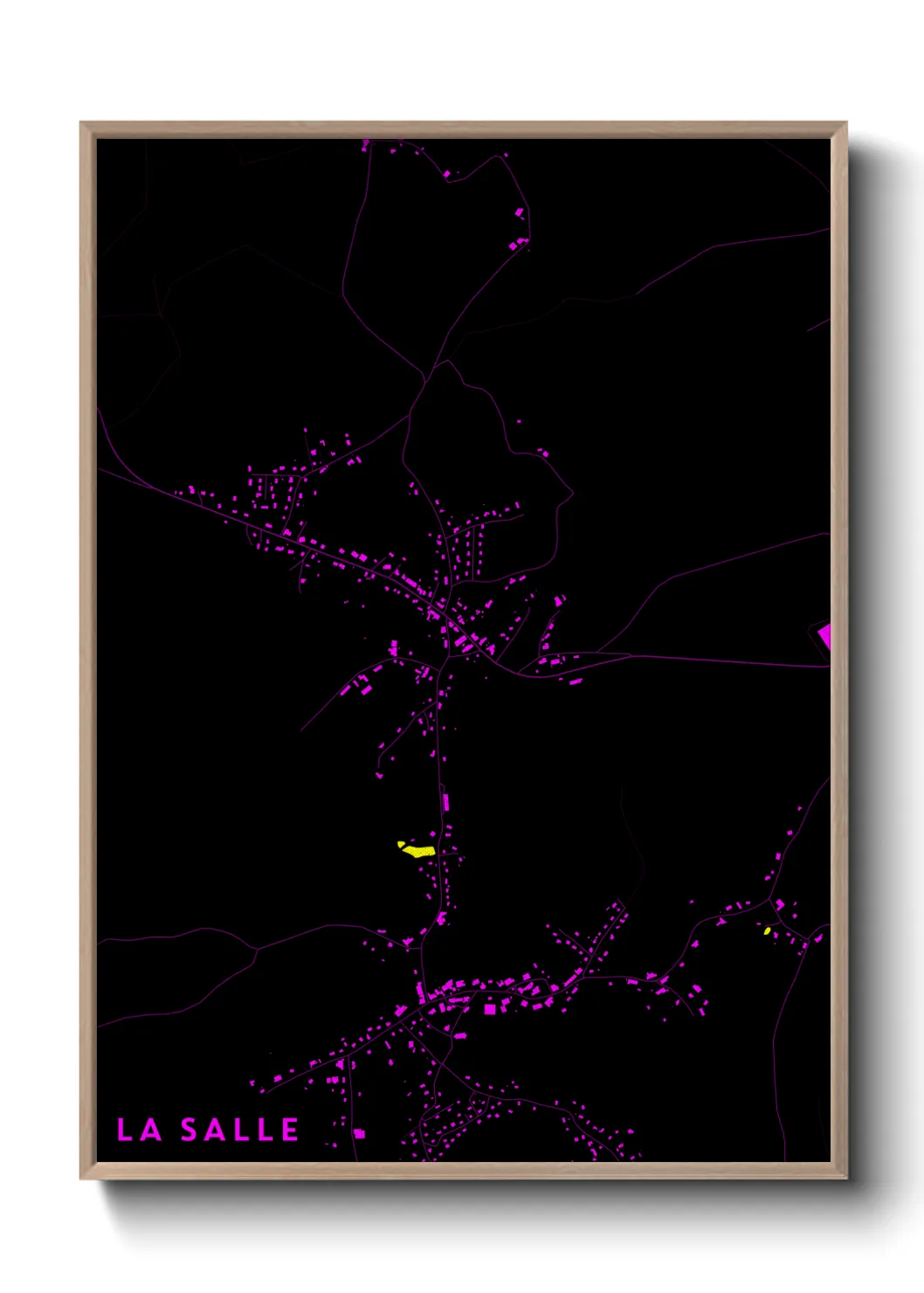 Un poster carteLa Salle