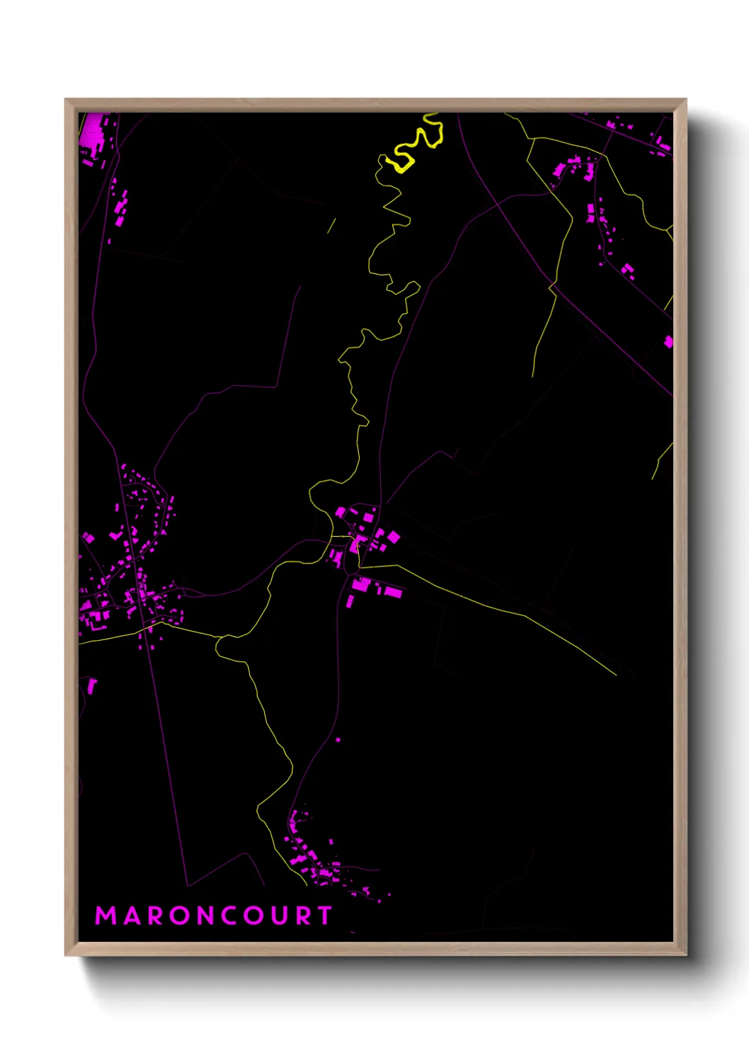Un poster carteMaroncourt