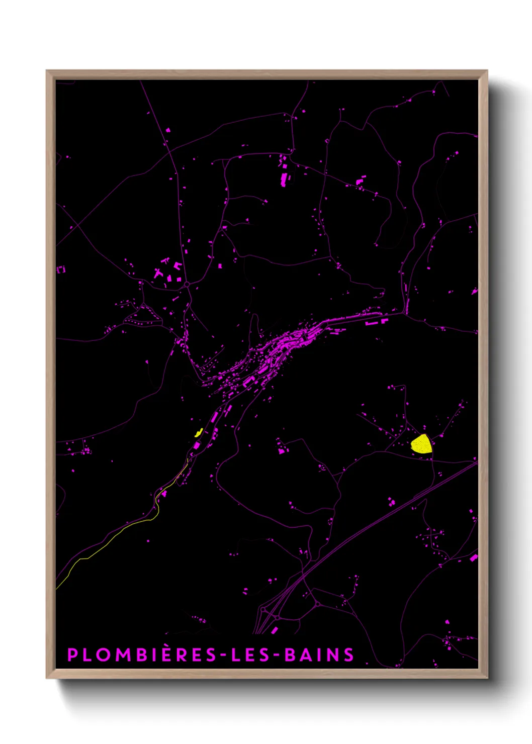 Un poster cartePlombières-les-Bains