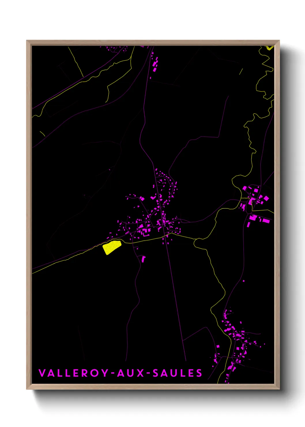 Un poster carteValleroy-aux-Saules