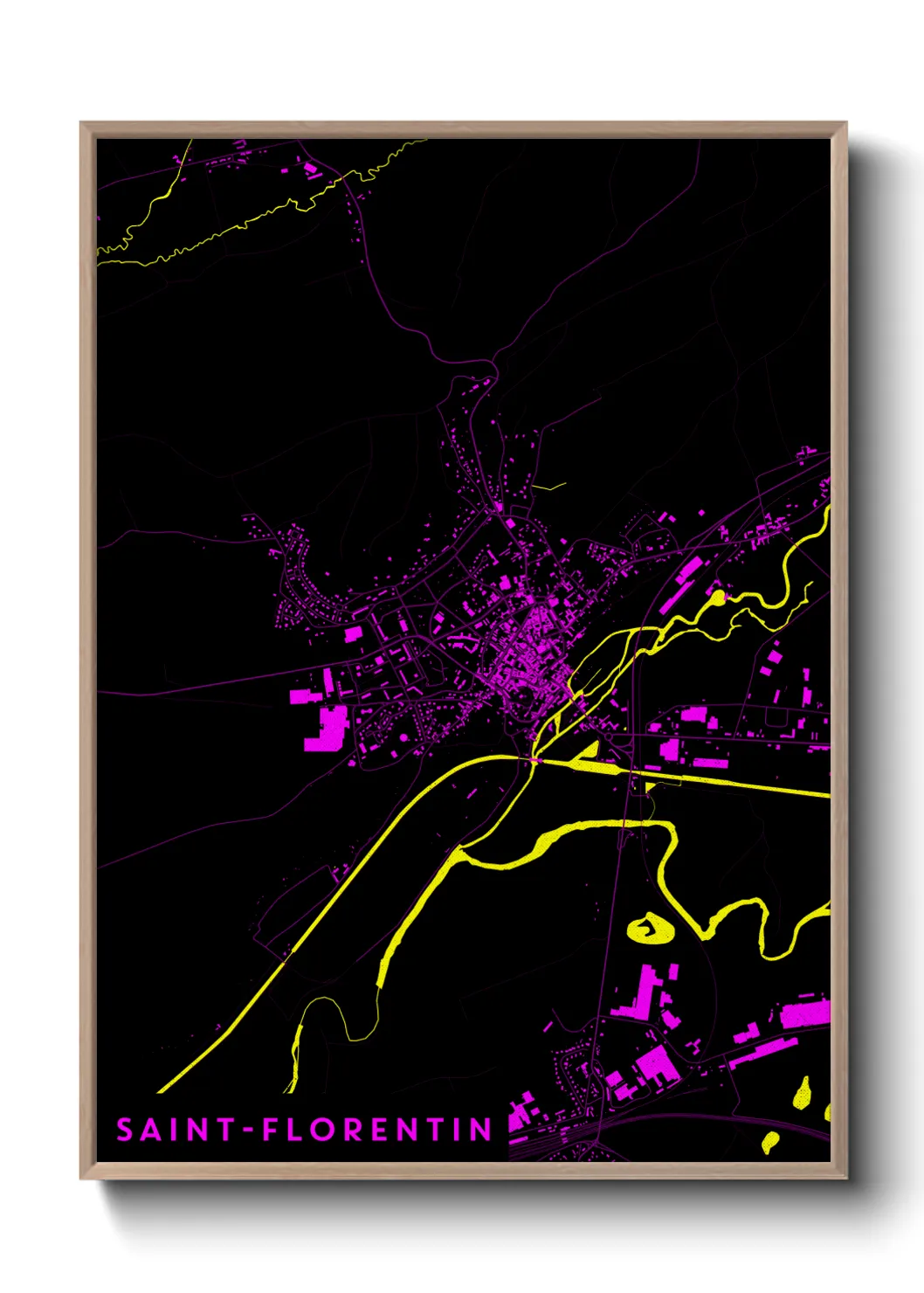 Un poster carteSaint-Florentin