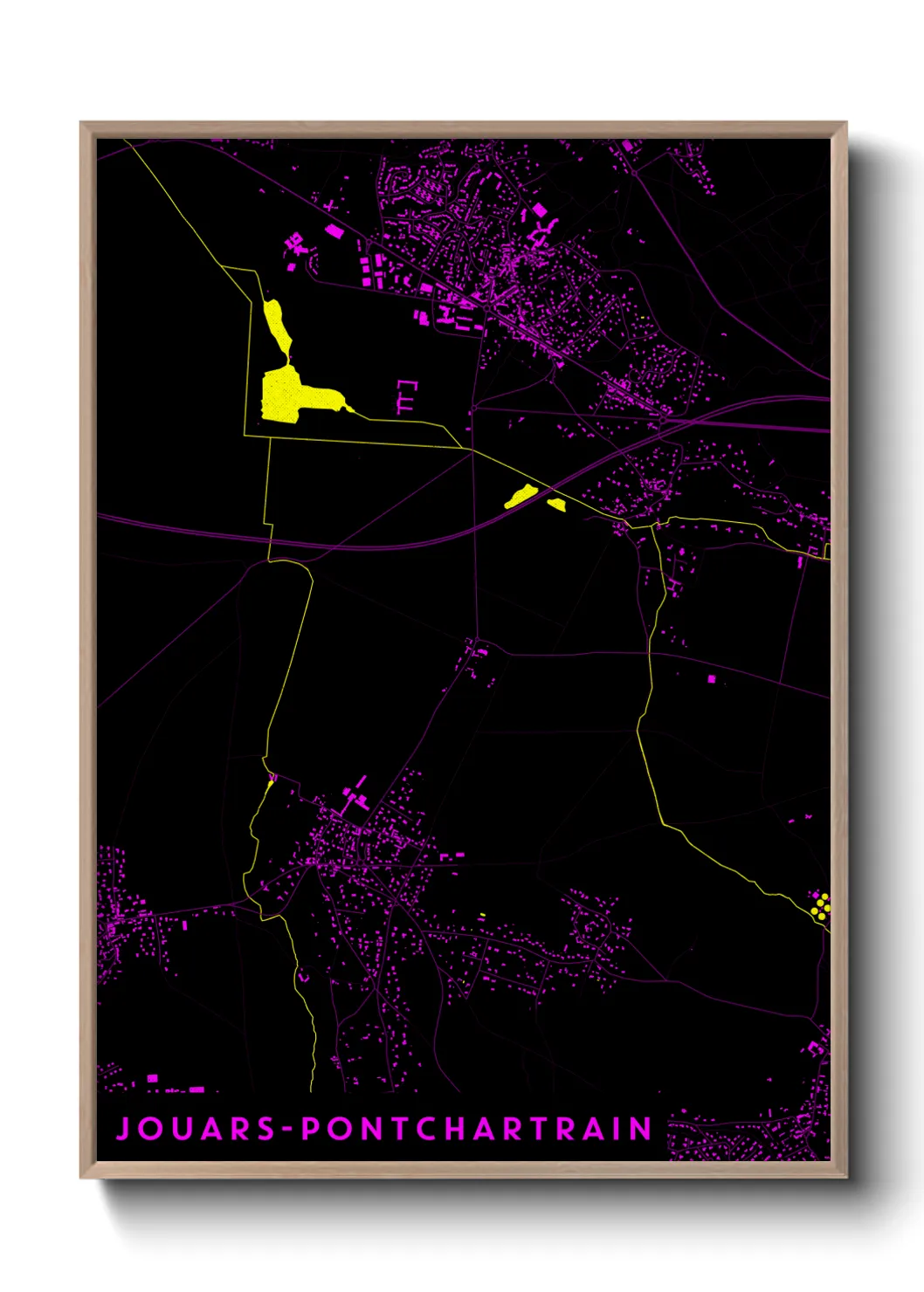 Un poster carteJouars-Pontchartrain