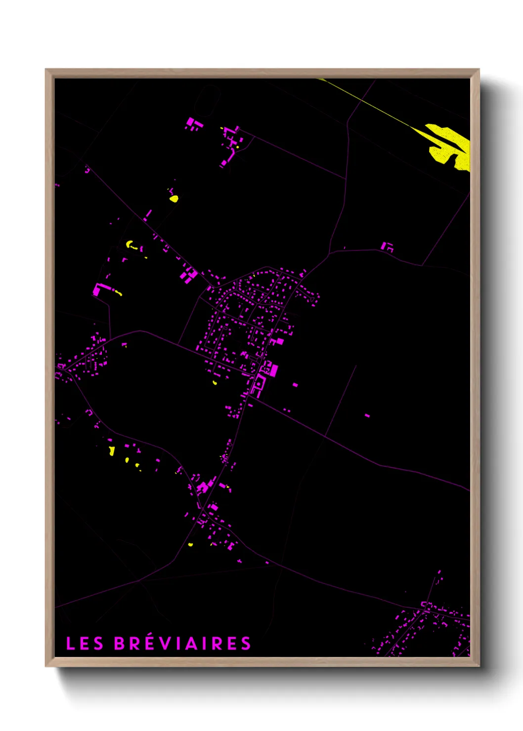 Une affiche de carte sur Les Bréviaires