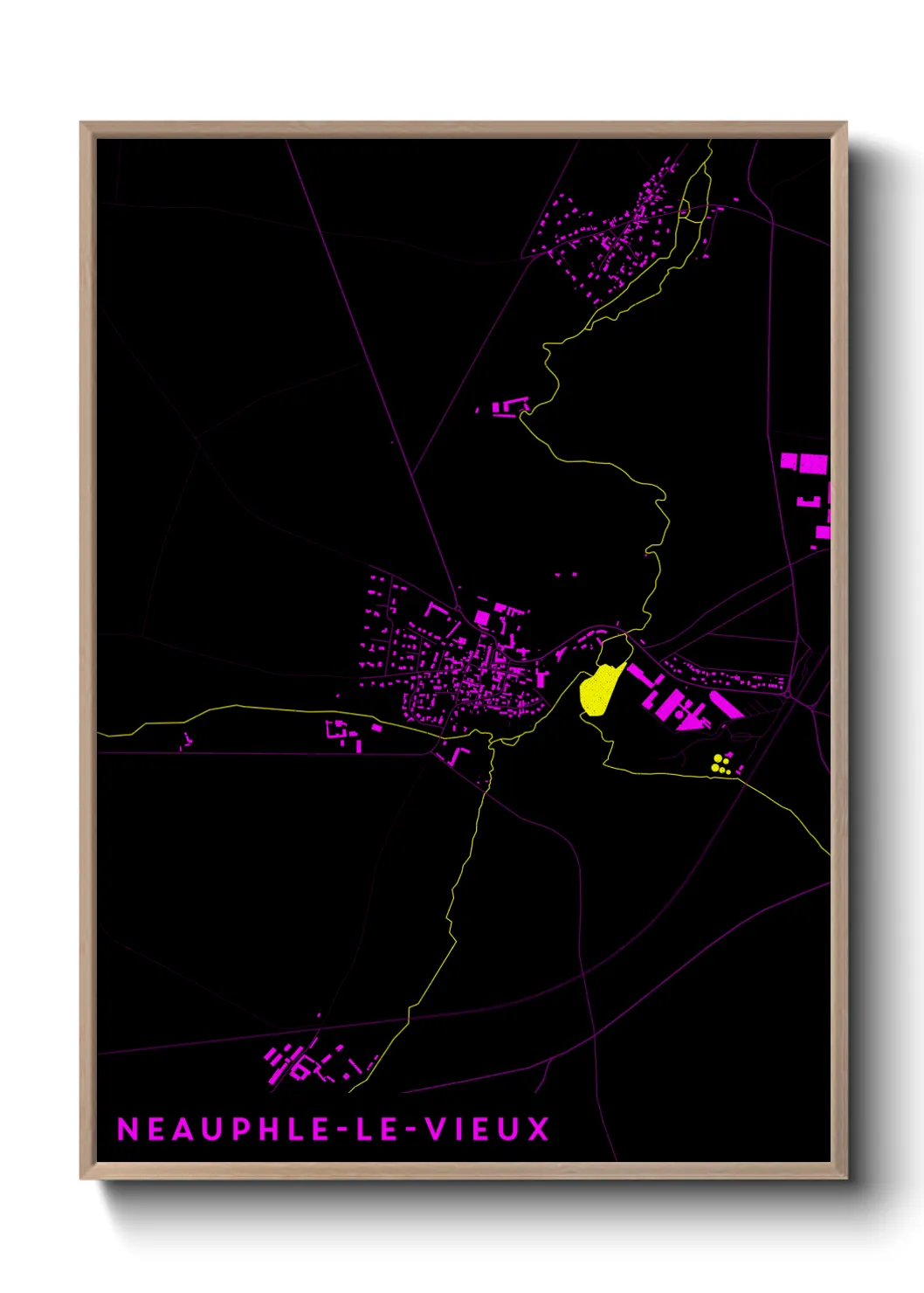 Un poster carteNeauphle-le-Vieux
