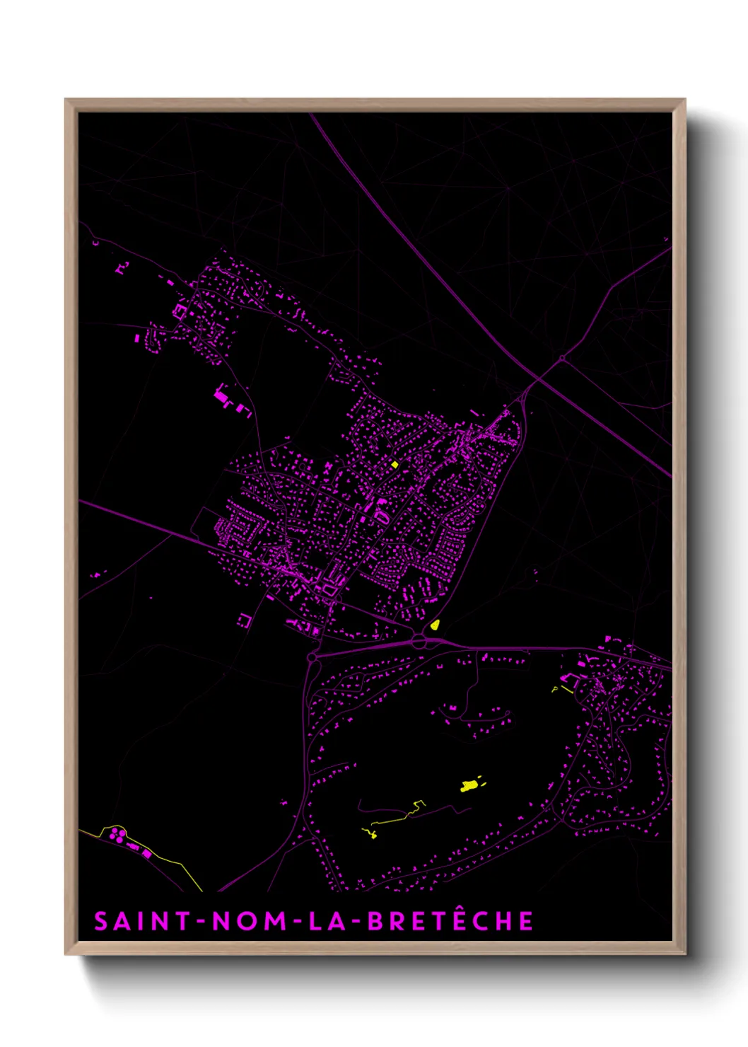 Un poster carteSaint-Nom-la-Bretêche