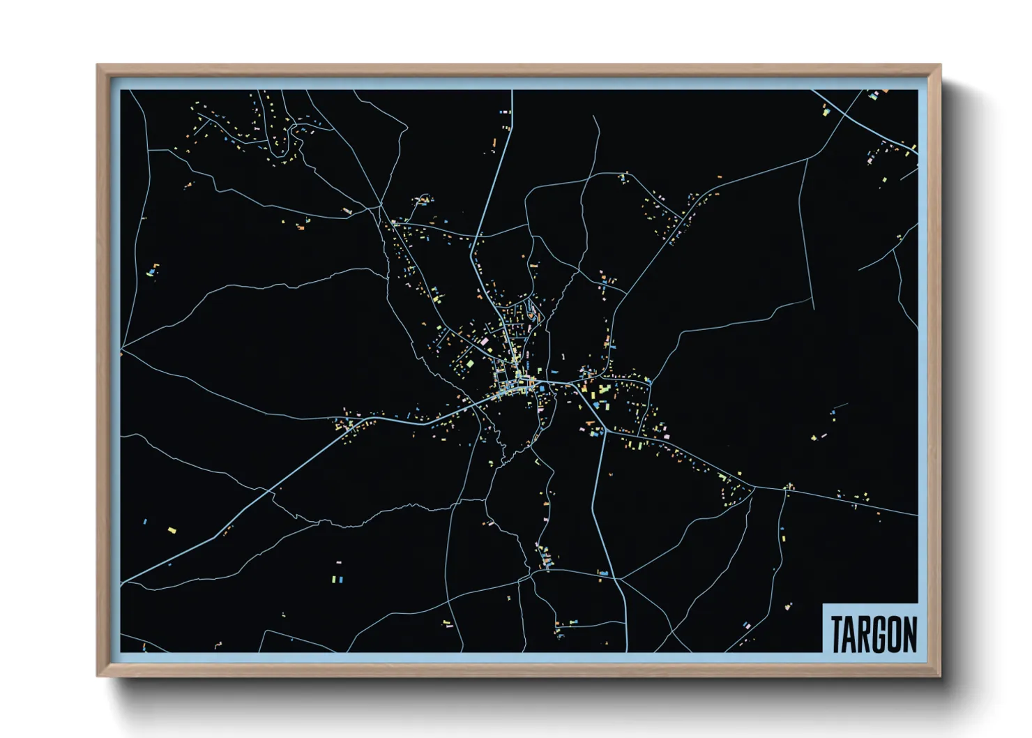 Une affiche de carte sur Targon